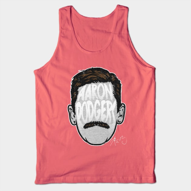 Aaron Rodgers New York J Player Silhouette Tank Top by danlintonpro